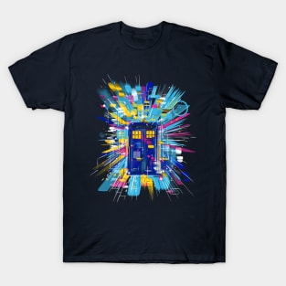 Shiny tardis T-Shirt